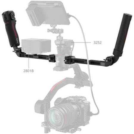 SmallRig 4327 - podwójny uchwyt w użyciu